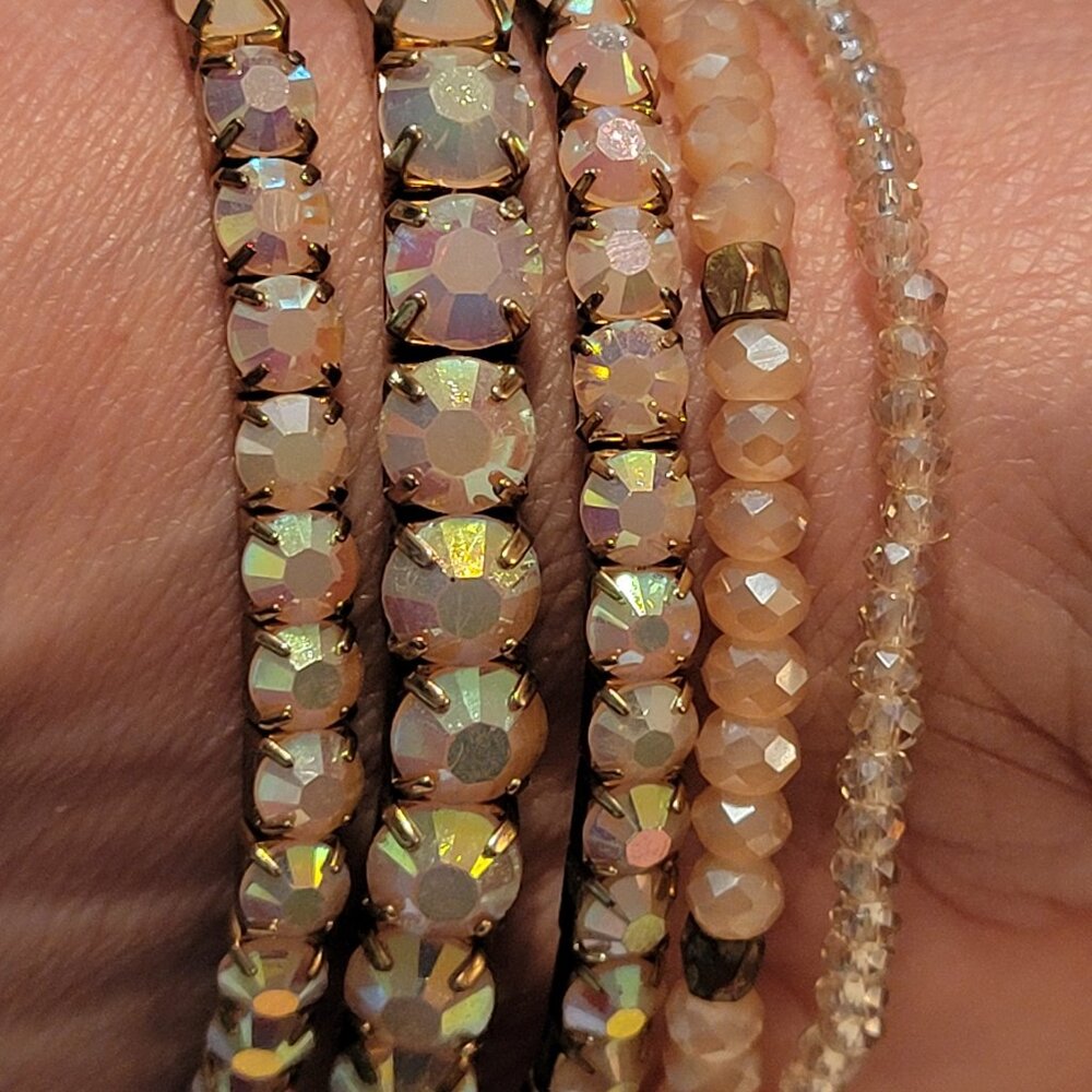 Bundle of Rhinestone Bracelets